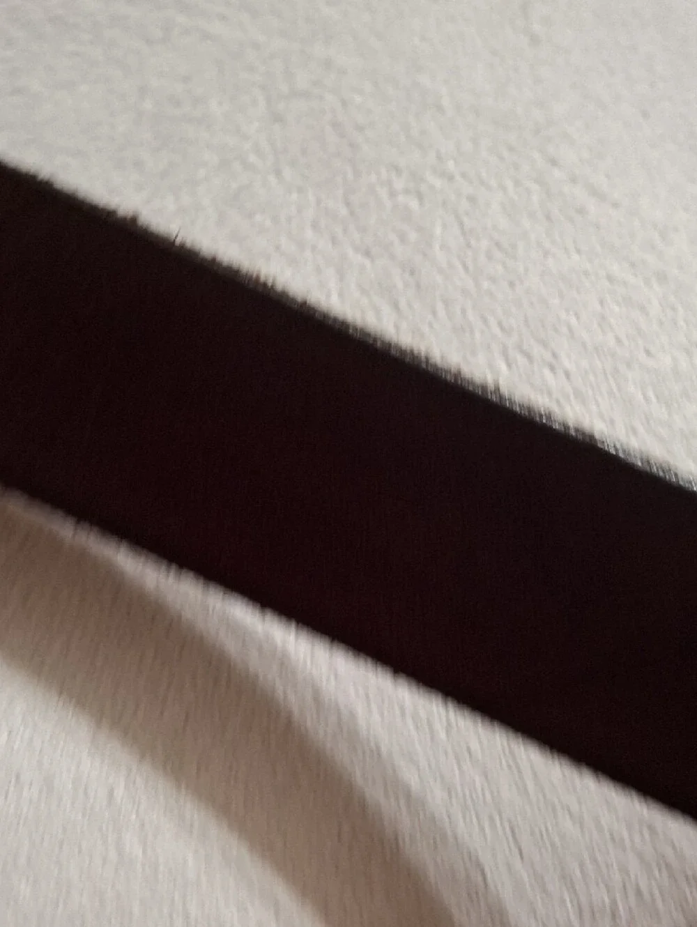 Men's Dark Brown Leather Belt with Gold Buckle